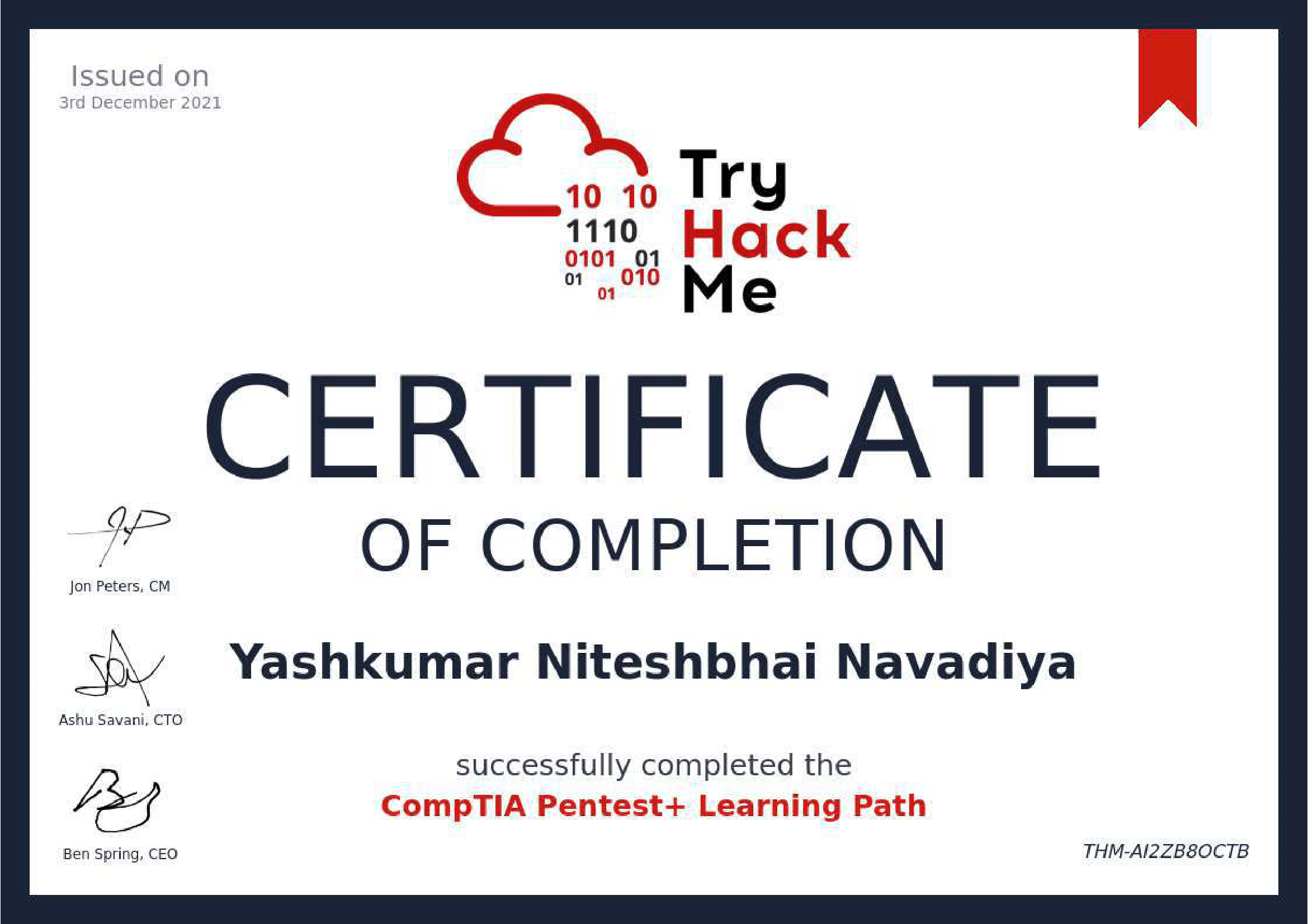 TryHackMe - CompTIA PenTest+ Learning Path